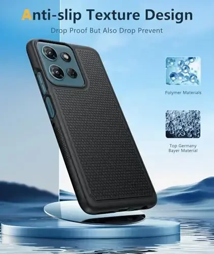 FNTCASE for Motorola Moto G-5G-2025 Case: Moto G Power 2025 Case Dual Layer Protective Heavy Duty Cell Phone Cover Shockproof Rugged with Non Slip Textured - Military Protection Bumper for Moto G 2025 - 5