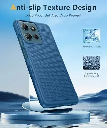 FNTCASE for Motorola Moto G-5G-2025 Case: Moto G Power 2025 Case Dual Layer Protective Heavy Duty Cell Phone Cover Shockproof Rugged with Non Slip Textured - Military Protection Bumper for Moto G 2025 - 5