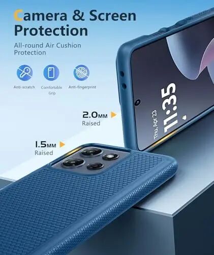 FNTCASE for Motorola Moto G-5G-2025 Case: Moto G Power 2025 Case Dual Layer Protective Heavy Duty Cell Phone Cover Shockproof Rugged with Non Slip Textured - Military Protection Bumper for Moto G 2025 - FNTCASE