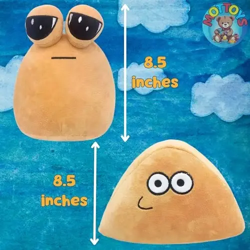 MOTTOYS Alieyn Soft Plush - 8,5 inch/22 cm. Stuffed Toy - Emotion Doll - Toys for Fans - Game and Different Emotional Pillow - Fun App Plushies - Present for Kids and Adults - 2