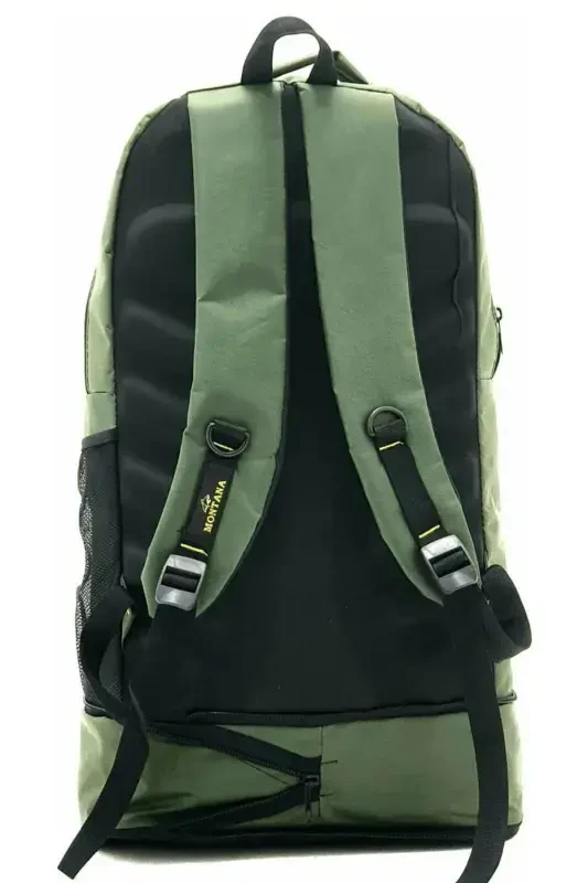 Mountainer 55+10 Litr Qora suv o'tkazmaydigan ko'p cho'ntakli sayohat-alpinist-lagerchi ryukzaki-Yashil - 3