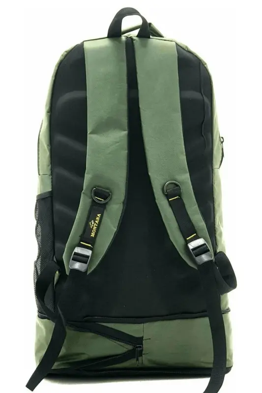 Mountainer 55+10 Litre Körüklü Siyah Su Geçirmez Çok Gözlü Seyahat-dağcı-kampçı Sırt Çantası-Yeşil - 3