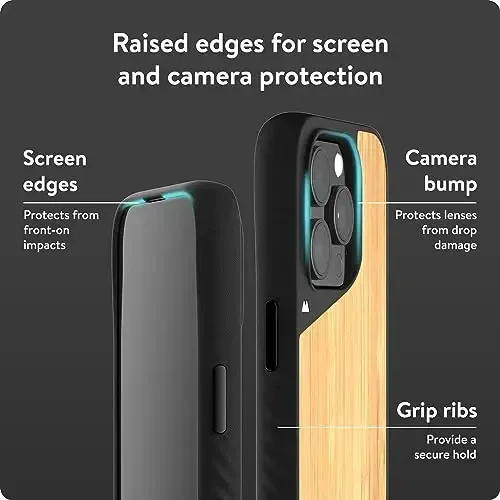 Mous Case for iPhone 15 Pro Max MagSafe mos keluvchi - Limitless 5.0 - Bambuk - Himoyalangan iPhone 15 Pro Max g'ilofi - Zarba o'tkazmaydigan telefon qopqog'i - 4