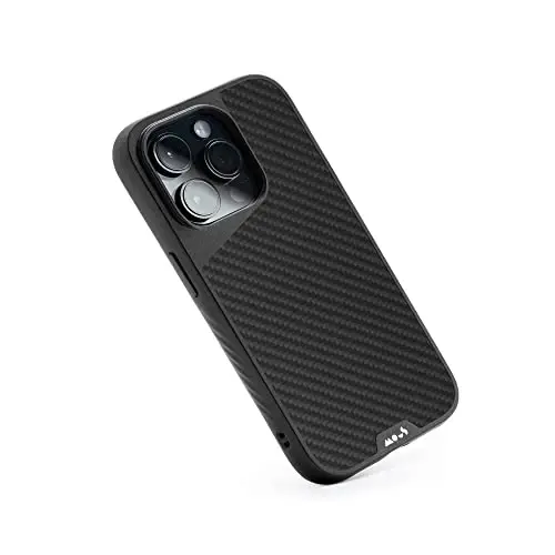 Mous for iPhone 15 Pro Max Case MagSafe Compatible - Limitless 5.0 - Carbon Fibre - Protective iPhone 15 Pro Max Case - Shockproof Phone Cover 