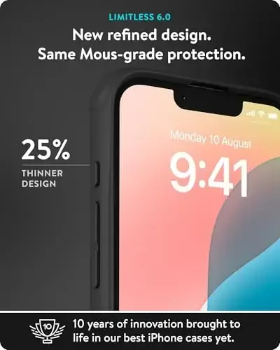 Mous for iPhone 16e Case 2025 MagSafe Mos keladi - Limitless 6.0 - Yong'oq - Himoya zarbasiga chidamli telefon qopqog'i - 2