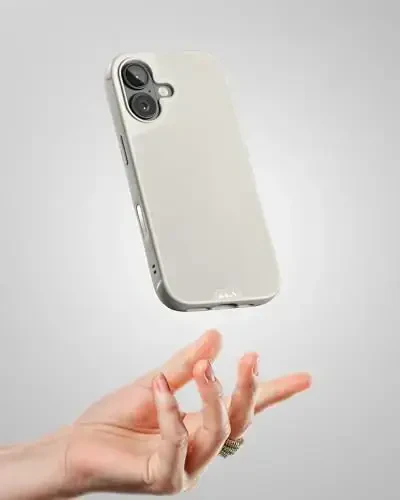 Mous for iPhone 17 Case, Compatible with MagSafe - Limitless - Protective Magnetic Cover for iPhone 17 - Shockproof, Full Camera Protection, Anti-Scratch Back, Stone - 2