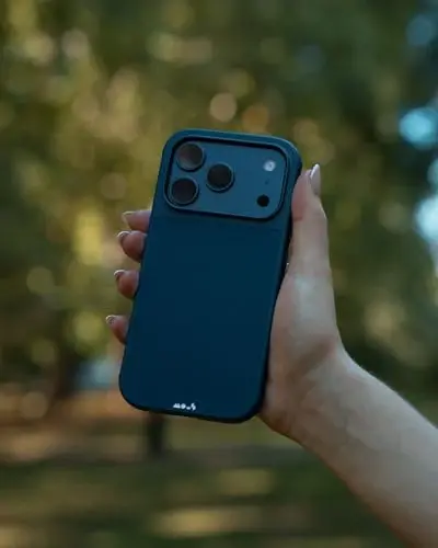 Mous for iPhone 17 Pro Case, Compatible with MagSafe - Limitless - Protective Black Leather Cover for iPhone 17 Pro - Shockproof, Full Camera Protection, Anti-Scratch Back, Black - 5