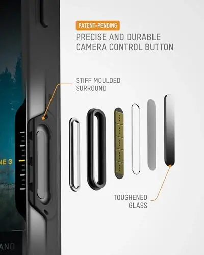 Mous for iPhone 17 Pro Max Case, Compatible with MagSafe - Limitless - Protective Carbon Fibre Cover for iPhone 17 Pro Max - Shockproof, Full Camera Protection, Anti-Scratch Back, Black - 5