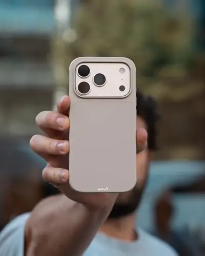 Mous for iPhone 17 Pro Max g'ilofi, MagSafe bilan mos - Cheksiz - iPhone 17 Pro Max uchun himoya magnit qopqog'i - Zarba o'tkazmaydigan, to'liq kamera himoyasi, tirnalishga qarshi orqa, tosh - MOUS (1)