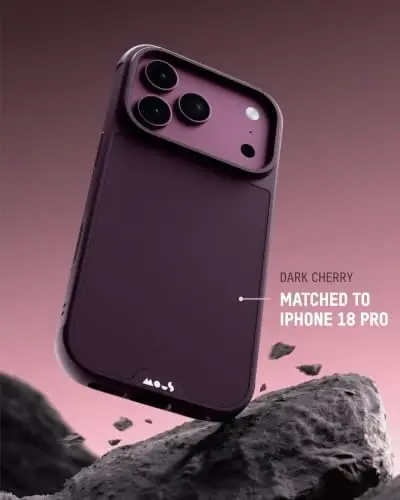 Mous for iPhone 18 Pro Case, Limitless Purple Cover | Qi2 Certified, Compatible with MagSafe, Non-slip grip, AiroShock® Technology, Military-Grade Protection, Scratch Resistant - 2