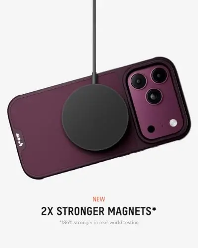 Mous for iPhone 18 Pro Case, Limitless Purple Cover | Qi2 Certified, Compatible with MagSafe, Non-slip grip, AiroShock® Technology, Military-Grade Protection, Scratch Resistant - 3