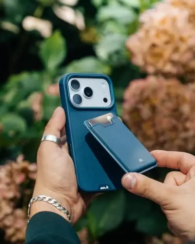 Mous for iPhone 18 Pro Max/ 17 Pro Max Case, Limitless Navy Blue Cover | Qi2 Certified, Compatible with MagSafe, Non-slip grip, AiroShock® Technology, Military-Grade Protection, Scratch Resistant - 6