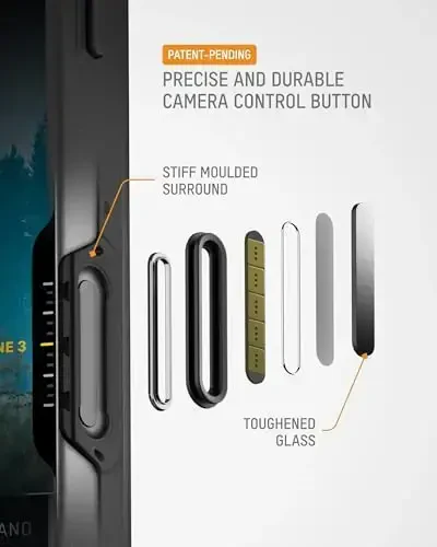 Mous for iPhone Air Case, Compatible with MagSafe - Limitless - Protective Black Leather Cover for iPhone Air - Shockproof, Full Camera Protection, Anti-Scratch Back, Black - 5