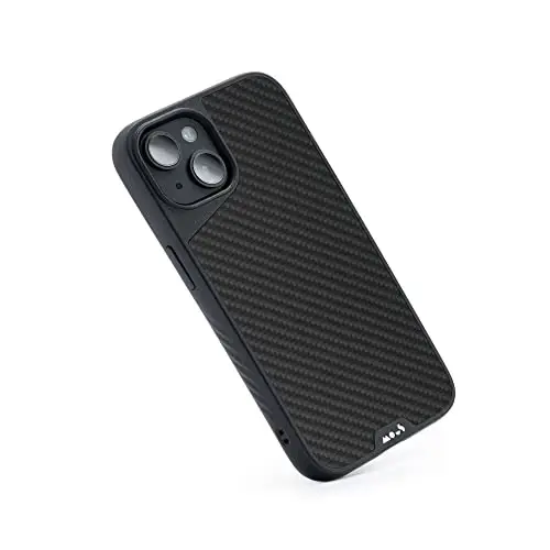 Mous, iPhone 15 Kılıf, MagSafe Uyumlu, Limitless 5.0, Karbon Fiber, Koruyucu iPhone 15 Kılıfı, Darbeye Dayanıklı Telefon Kapağı 