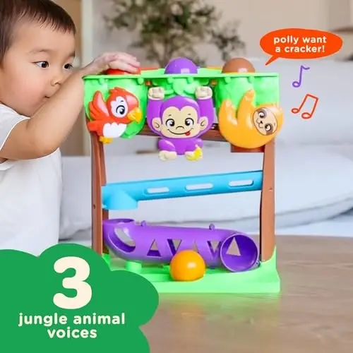 Move2Play, 30+ Jungle-Jammin’ Songs & Phrases | 30+ Fin-Tastic Songs & Phrases | Baby & Toddler Musical Toy | First Birthday Present for 1+ Year Old | Ages 6-24 Months | Boy & Girl - 6