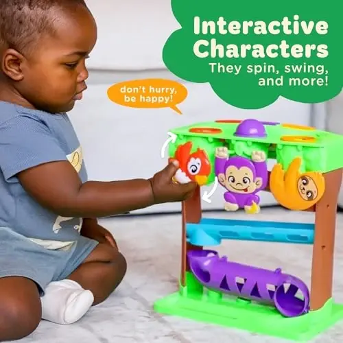 Move2Play, 30+ Jungle-Jammin’ Songs & Phrases | 30+ Fin-Tastic Songs & Phrases | Baby & Toddler Musical Toy | First Birthday Present for 1+ Year Old | Ages 6-24 Months | Boy & Girl - 4
