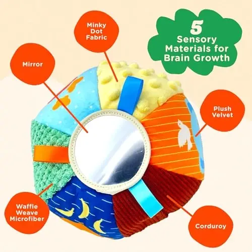 Move2Play, Hilariously Interactive Toy with Music & Sound Effects | Birthday Gift for Boy & Girl | Ball for Toddler & Baby | Indoor/Outdoor | Age 6, 9, 12+ Month | 1, 2, 3+ Year Old - 3