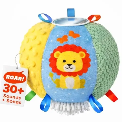 Move2Play, Hilariously Interactive Toy with Music & Sound Effects | Birthday Gift for Boy & Girl | Ball for Toddler & Baby | Indoor/Outdoor | Age 6, 9, 12+ Month | 1, 2, 3+ Year Old - 1