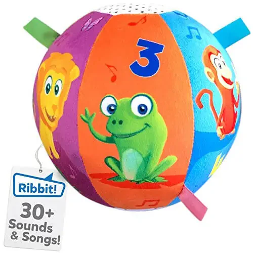 Move2Play, Hilariously Interactive Baby Ball with Music & Sound Effects | First Birthday Gift | Toddler Toy for Boys & Girls | Age 6, 9, 12, 18+ Month | 1, 2+ Year's Old (Baby Ball) - 6