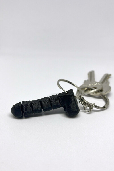 Moving Penis Keychain - Novelty Keychain - 1