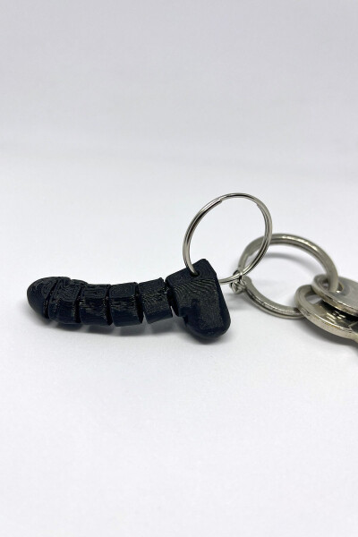 Moving Penis Keychain - Novelty Keychain - 2