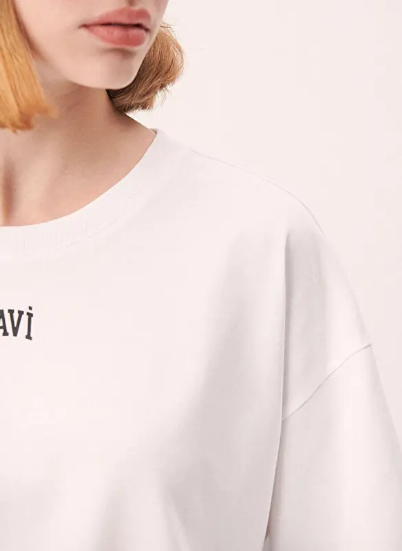 Moviy Bisiklet Yoqa Oq Ayollar Futbolkasi M1611585-620-YUMALOQ YOQA QISQA YENG - 5