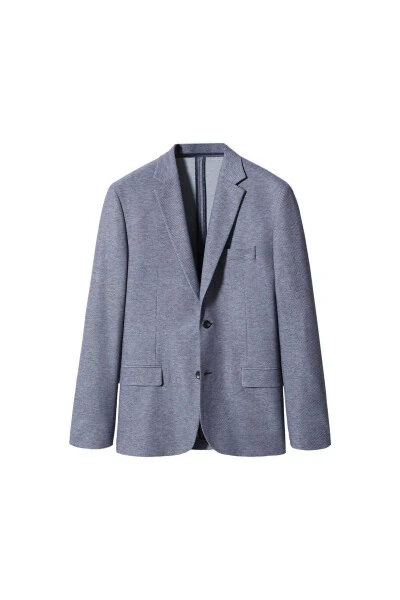 Moviy Erkak Blazer 57050550 - 7