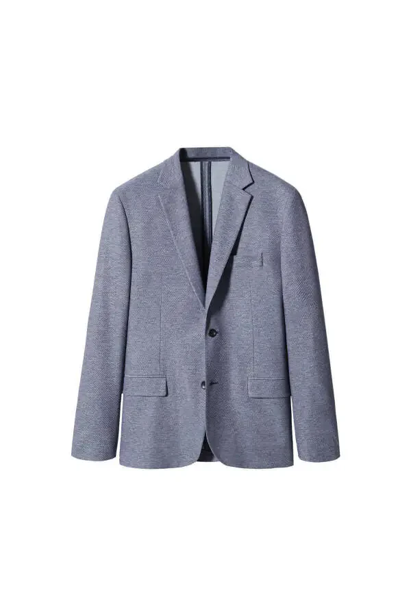 Moviy Erkak Blazer 57050550 - 7