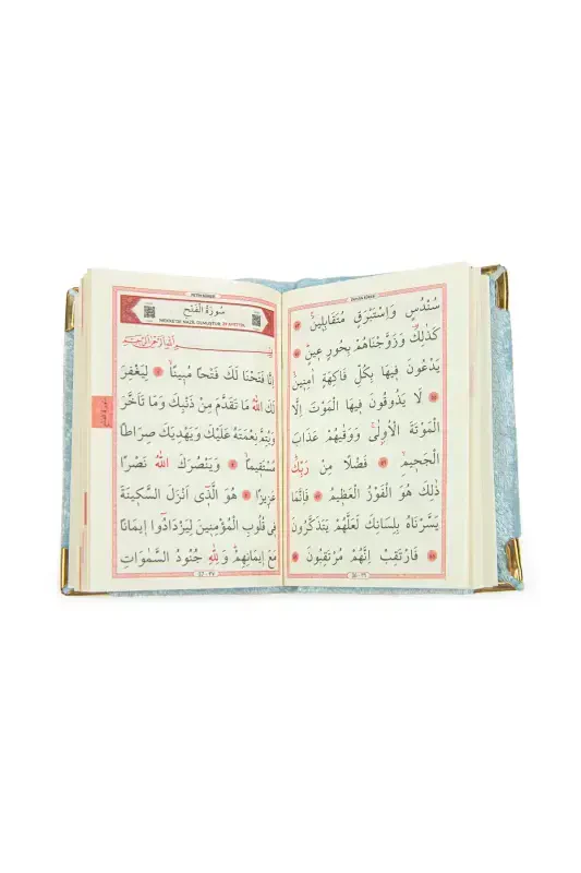 Moviy toshli zikr tasbehi - Cho'ntak hajmli arabcha Yosin kitobi - Marvarid tasbehli haj umra sovg'a to'plami - Binafsha - 5