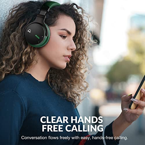 Million Sold Classic E7 Active Noise Cancelling Headphones with Upgraded HD Sound, Wireless Bluetooth Headphones Over The Ear Unequaled Comfort, Vivid Deep Bass, for Home Office Travel Birthday Gift - 4