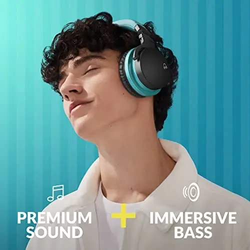 Million Sold Classic E7 Active Noise Cancelling Headphones with Upgraded HD Sound, Wireless Bluetooth Headphones Over The Ear Unequaled Comfort, Vivid Deep Bass, for Home Office Travel Gift-Pair - 3