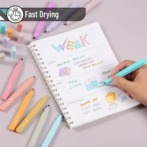 Mr. Pen- Aesthetic Highlighters, 10 Pack, Chisel Tip, Candy Colors, Cute Highlighters Assorted Colors, Cute Highlighters for School Highlighters, Highlighter Set, Pastel Highlighters - 3