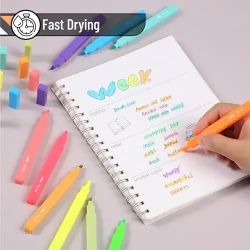 Mr. Pen- Aesthetic Highlighters, 10 Pack, Chisel Tip, Vibrant Colors, Cute Highlighters Assorted Colors - 3