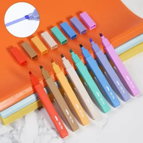 Mr. Pen- Aesthetic Highlighters, 8 Pack, Chisel Tip, Rainbow Rangers, Cute Highlighters Assorted Colors - 6
