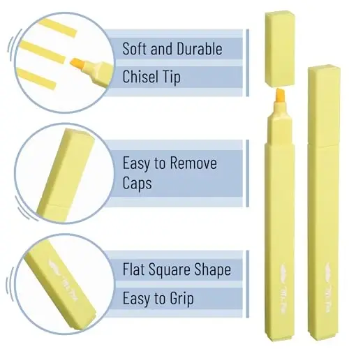 Mr. Pen- Aesthetic Highlighters, 8 Pack, Chisel Tip, Retro Colors, Cute Highlighters Assorted Colors, Cute Markers - 4