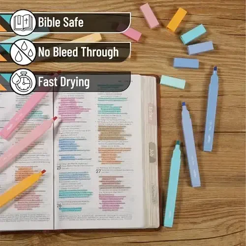 Mr. Pen- Aesthetic Highlighters, 8 pcs, Chisel Tip, Assorted Colors, Cute Highlighters Assorted Colors - 4