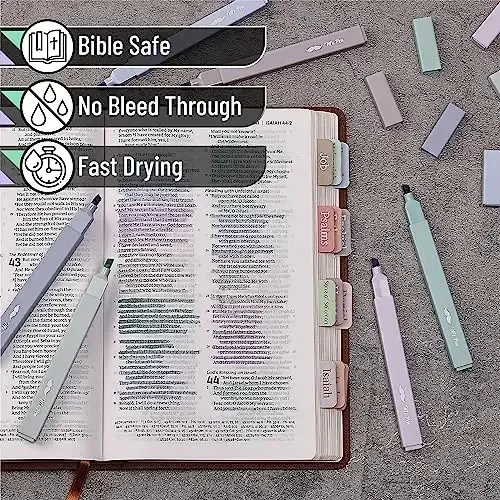 Mr. Pen- Aesthetic Highlighters, 8 pcs, Chisel Tip, Pastel Colors, Cute Highlighters Assorted Colors, Back to School Supplies - 3