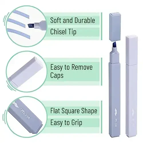 Mr. Pen- Aesthetic Highlighters, 8 pcs, Chisel Tip, Pastel Colors, Cute Highlighters Assorted Colors, Back to School Supplies - 4