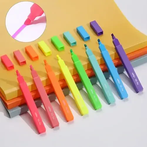 Mr. Pen- Aesthetic Highlighters, 8 pcs, Chisel Tip, Vibrant Colors, Cute Highlighters Assorted Colors, Back to School Supplies - 7