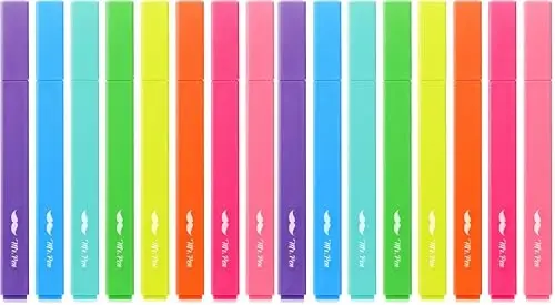 Mr. Pen- Aesthetic Highlighters, 8 pcs, Chisel Tip, Vibrant Colors, Cute Highlighters Assorted Colors, Back to School Supplies (Pack of 2) - 1