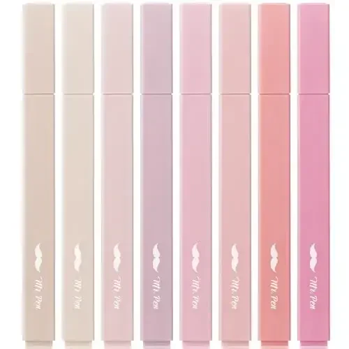 Mr. Pen- Aesthetic Highlighters, 8 pcs, Chisel Tip, Vintage Colors, No Bleed Bible Highlighter Pastel, Highlighters Assorted Colors - 1