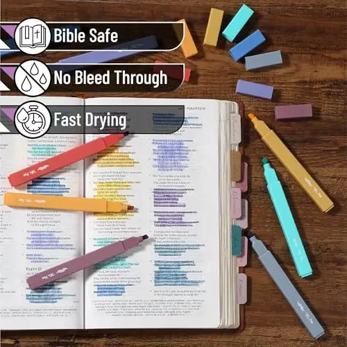 Mr. Pen- Aesthetic Highlighters, 8 pcs, Jewel Tones, Chisel Tip, Cute Highlighters Assorted Colors - 3