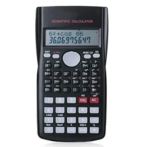 Mr. Pen Scientific 2 Line Calculator - Fraction & College Math Calculator for Students & Engineers - 1