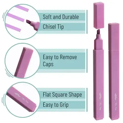 Mr. Pen- Aesthetic Highlighters, 10 Pack, Chisel Tip, Candy Colors, Cute Highlighters Assorted Colors, Cute Highlighters for School Highlighters, Highlighter Set, Pastel Highlighters - 4