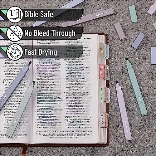 Mr. Pen- Aesthetic Highlighters, 8 pcs, Chisel Tip, Pastel Colors, Cute Highlighters Assorted Colors, Back to School Supplies - 3