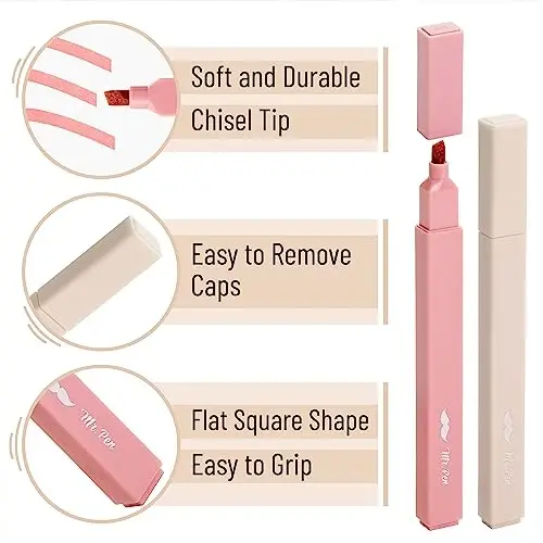 Mr. Pen- Aesthetic Highlighters, 8 pcs, Chisel Tip, Vintage Colors, No Bleed Bible Highlighter Pastel, Highlighters Assorted Colors - 5
