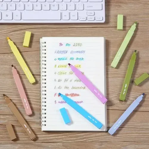 Mr. Pen- Aesthetic Highlighters, 8 Pack, Chisel Tip, Autumn Colors, Cute Highlighters Assorted Colors - 7