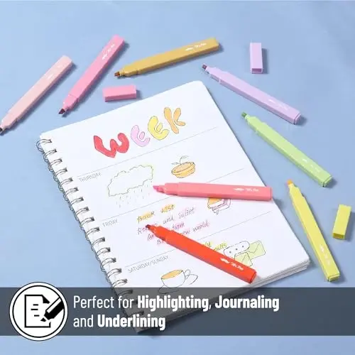 Mr. Pen- Aesthetic Highlighters, 8 Pack, Chisel Tip, Summer Morning, Cute Highlighters Assorted Colors - 5