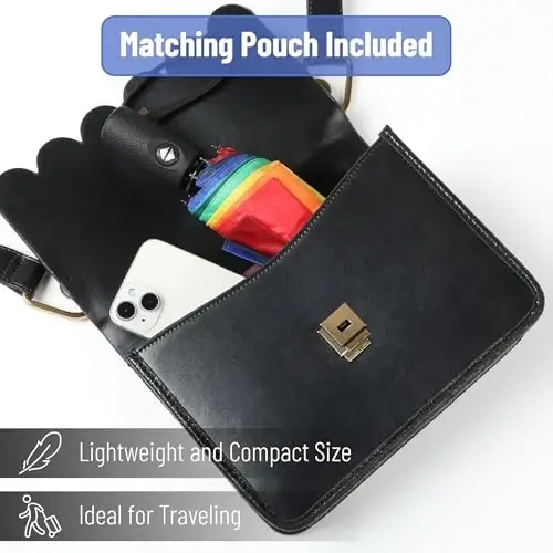 Mr. Pen Rainbow Ray Travel Umbrella, Windproof, Automatic, Compact, 42 Inch Canopy, Fiberglass Shaft, Aluminum Frame - 6