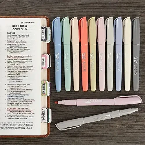 Mr. Pen- Highlighters, 12 Pack, Chisel Tip, Morandi Colors, Highlighters Assorted Colors - 7